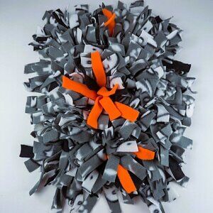 NEW Dog/Cat Snuffle Mat - Gray/White/Black/Orange #43